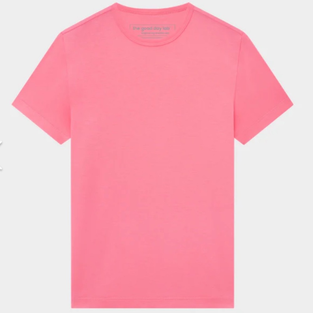 Stain-Repel Kids T-Shirt | The Good Day Lab™ | Brand New | Size 10-11 C: Pink